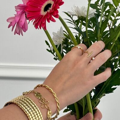 Anillo de acero inoxidable 324AQ178