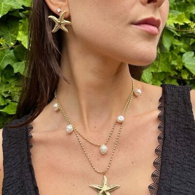 Stainless Steel Necklace 224AQ121