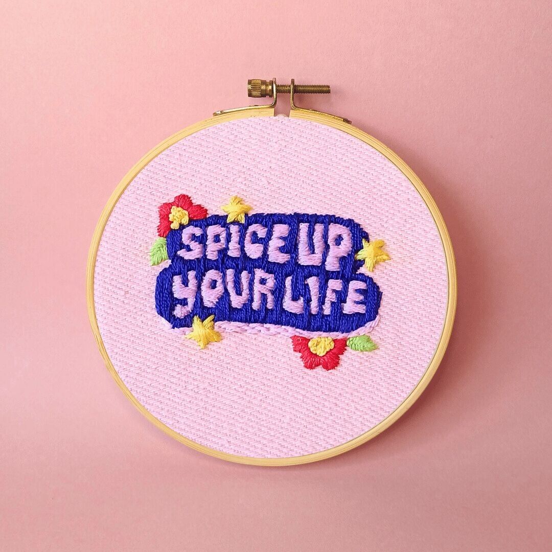 Stickset zum Aufpeppen Ihres Lebens | Moderne Spice Girls-Bandmotive aus den 90ern | Von Limistic | 6x4,5 cm | Mittelstufe