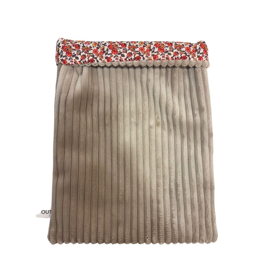 Bolsa para libros hecha a mano - Beige