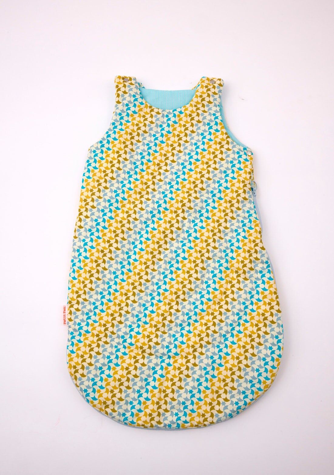 Blauer Zellige-Schlafsack