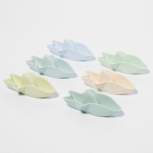 Giocattoli da bagno a forma di barca di squalo Sorbet