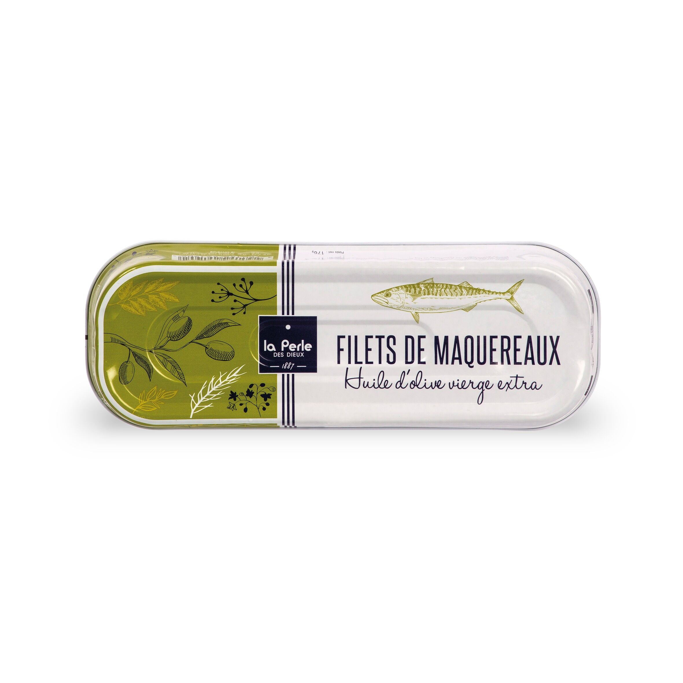 Mackerel fillets in extra virgin olive oil