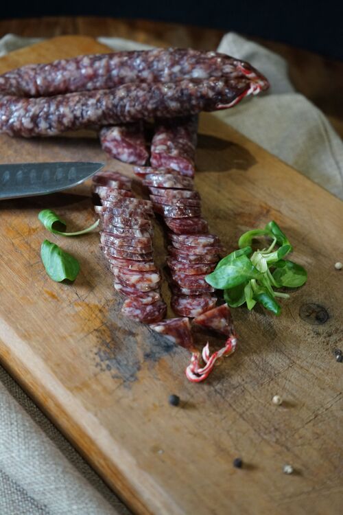 Saucisse sèche de Porc Noir- environ 300g