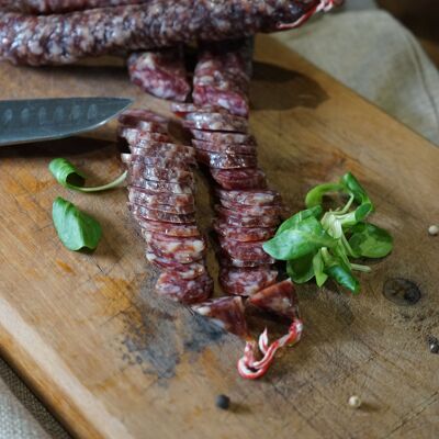 Salchicha seca de cerdo negra - unos 300 g