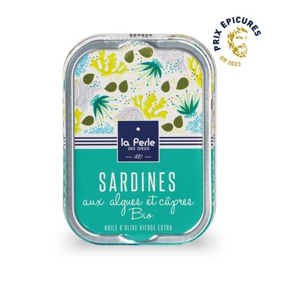 Sardine biologiche con alghe e capperi - Premio Epicures d'Or 2023