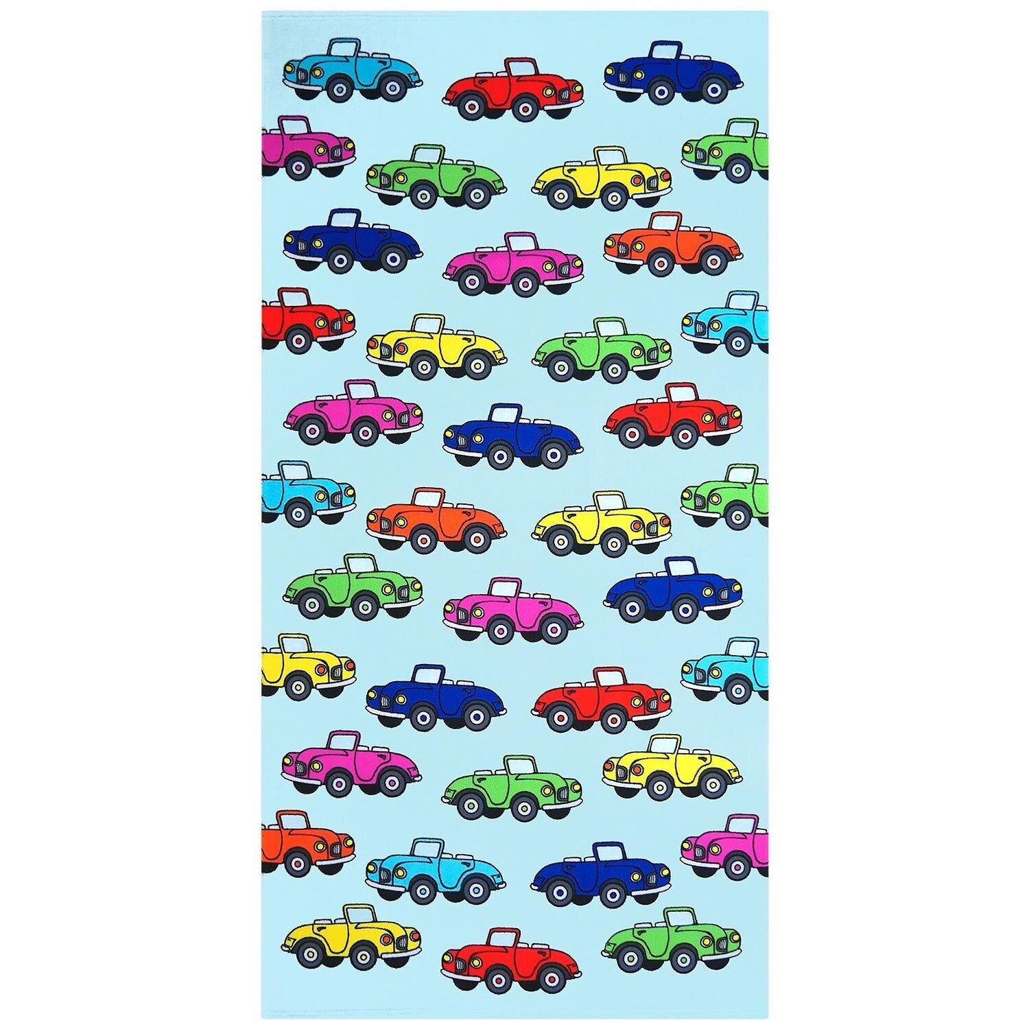 Telo Mare Bambini Microfibra Multicolore 70x140 250g/m² - Cars