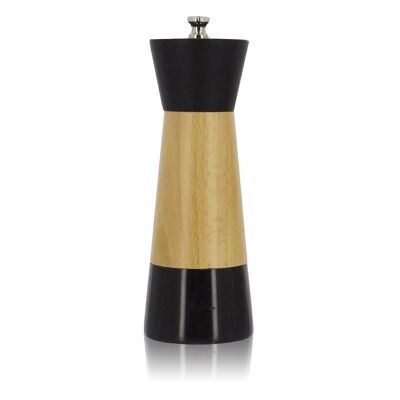 Pepper mill 17cm in
marble and natural wood