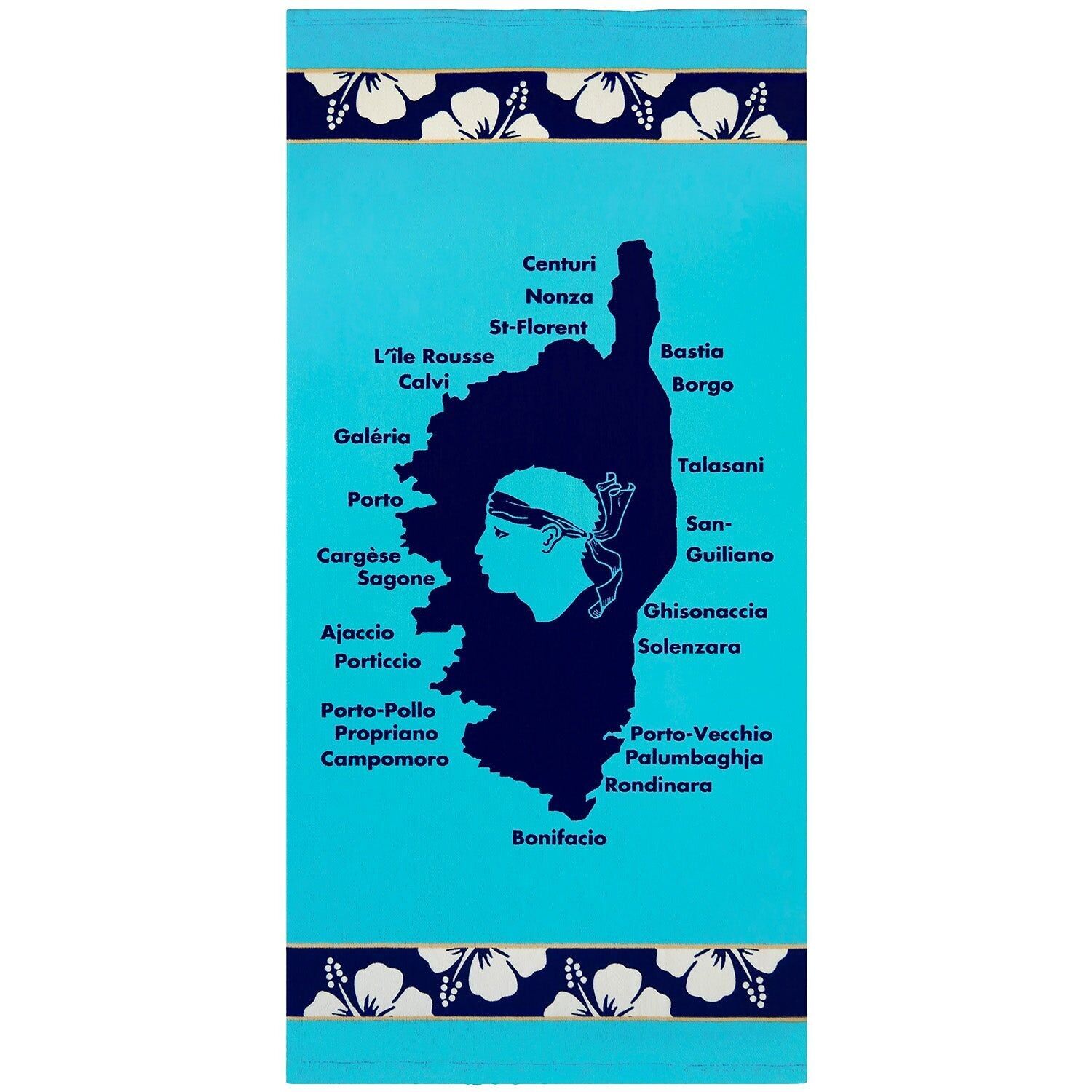 Telo Mare Bambini Microfibra Blu 70x140 250g/m² - Lavezzi