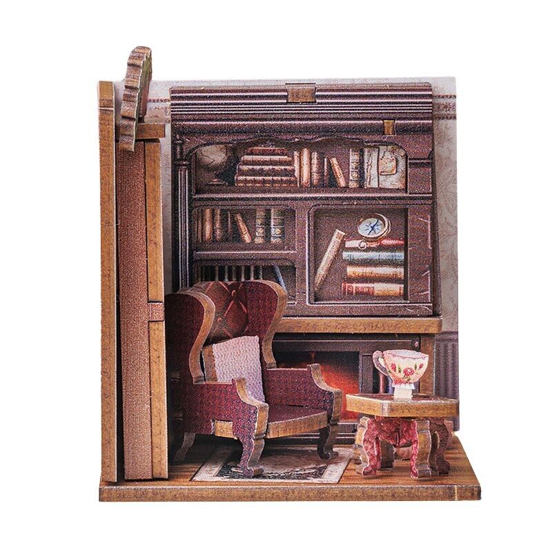 Puzzle della biblioteca | Decorazione puzzle | Puzzle fai da te | Puzzle creativo | Regalo puzzle | Puzzle individuale | Gioco di puzzle | Progettazione di puzzle | puzzle decorativo