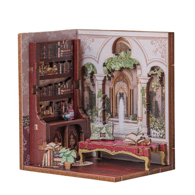 Puzzle della biblioteca | Decorazione puzzle | Puzzle fai da te | Puzzle creativo | Regalo puzzle | Puzzle individuale | Gioco di puzzle | Progettazione di puzzle | puzzle decorativo