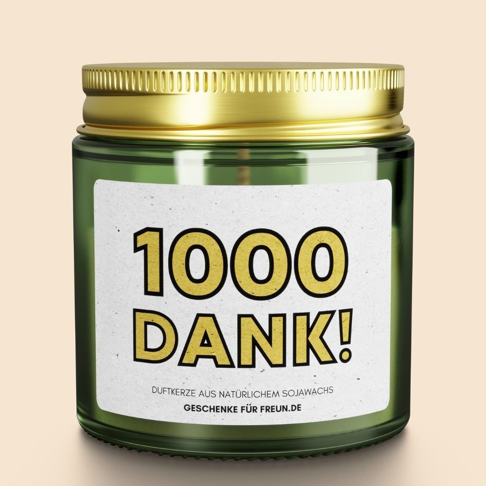 Duftkerze 1000 DANK!