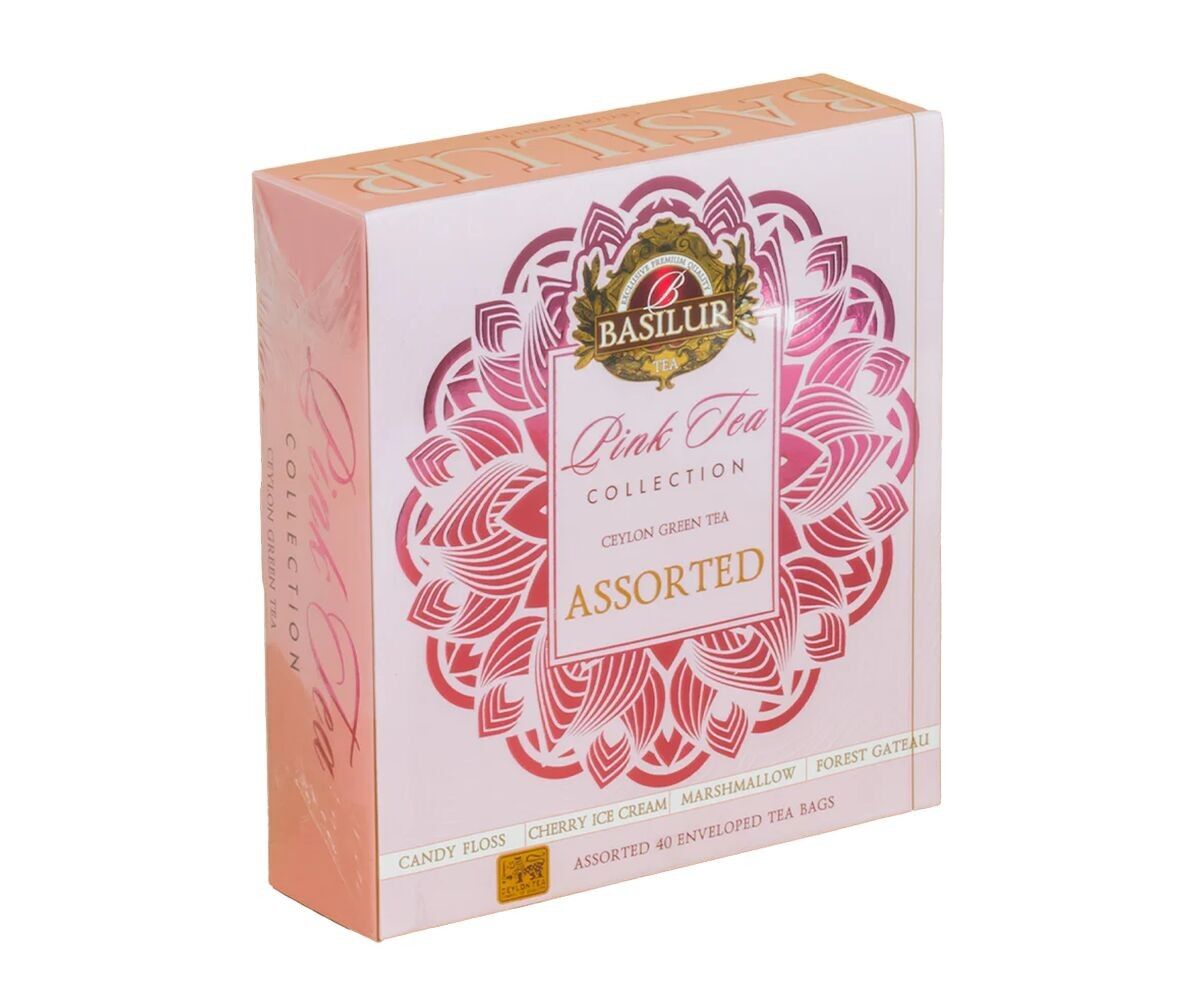 Rosa Tee Sortiment - 40 Beutel