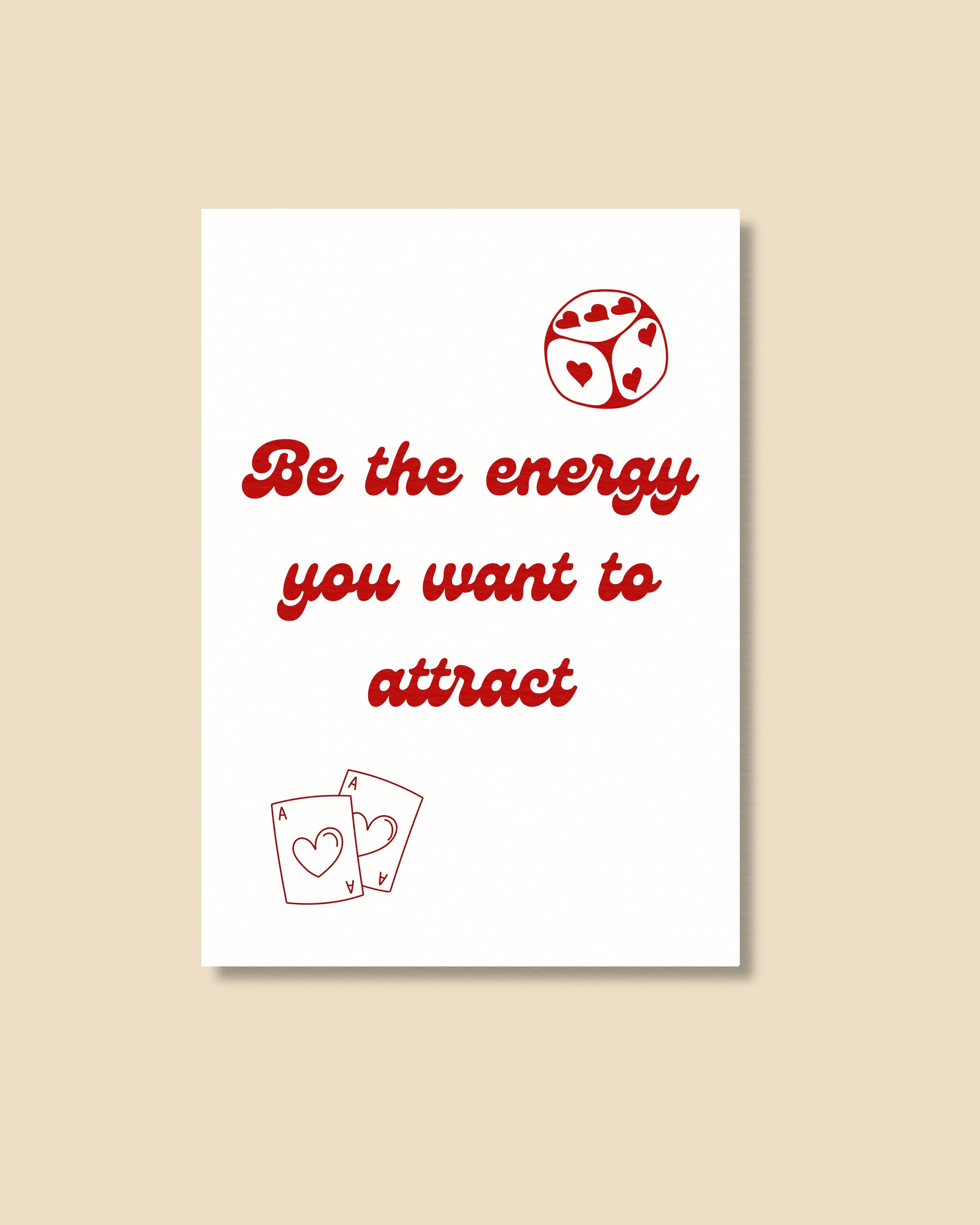 Cartolina Sii l'energia