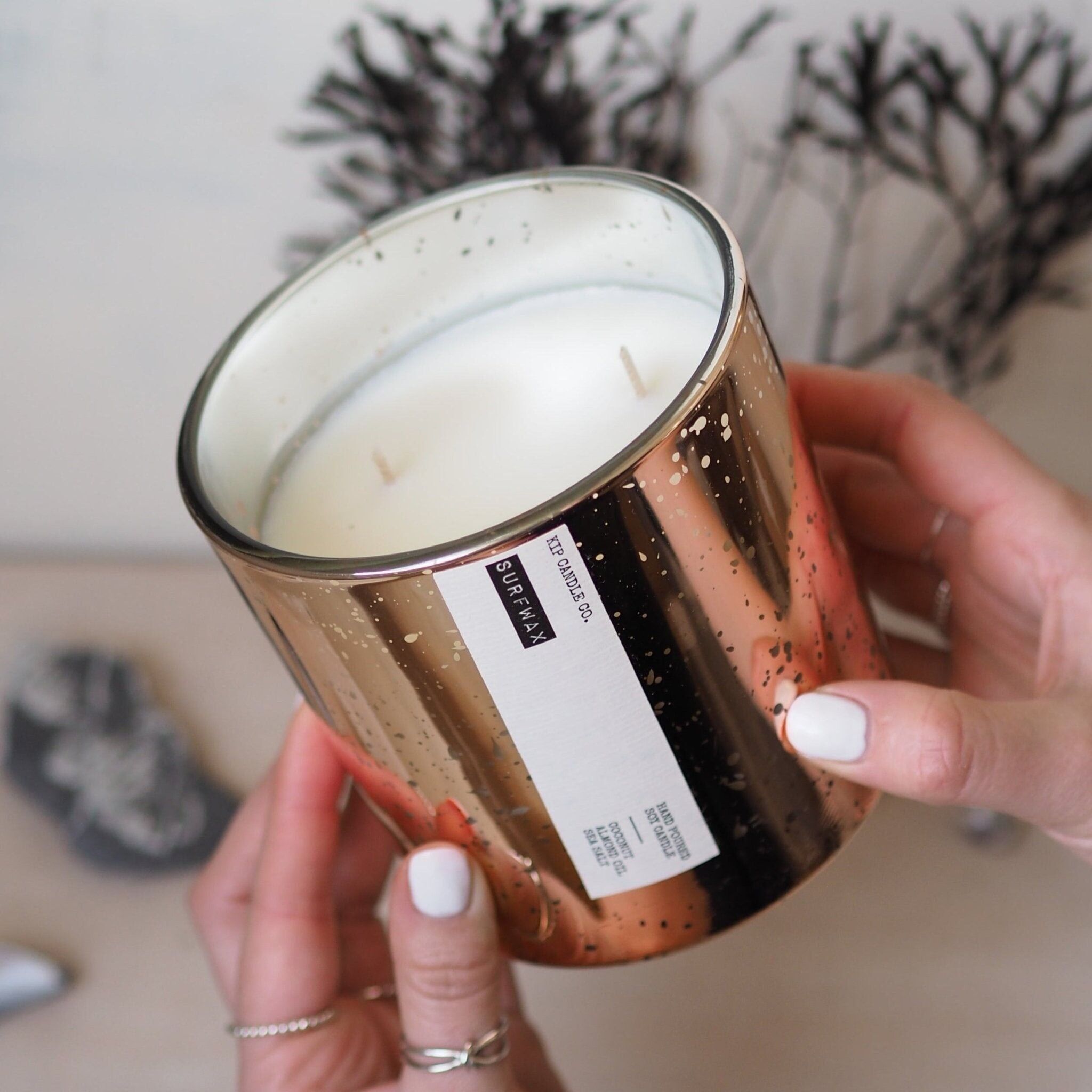 Surfwax Couchtischkerze / 120 Stunden