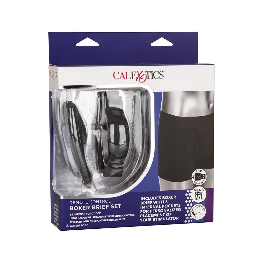 Remote Control Boxer Brief Set M/L - Black