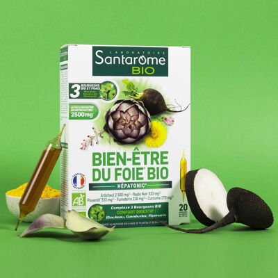 Bien-Être du Foie Bio - 30 Ampoules