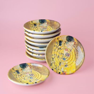 15% OFF! Set of 10 Handmade Ceramic Grater Plates