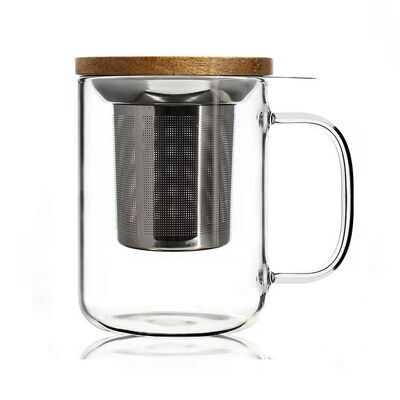 Caffettiera Gustave in vetro borosilicato 450ml