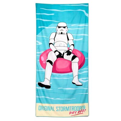 Serviette de plage en microfibre Stormtrooper Pool Day Off originale