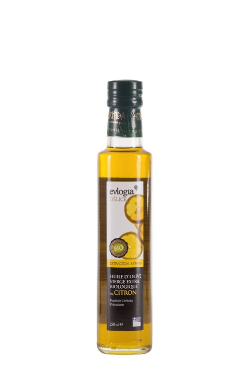 PROMO -10% - Huile d'olive Bio infusée CITRON