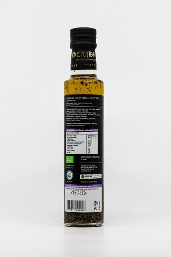 Huile d'olive Bio Critida infusée THYM 2