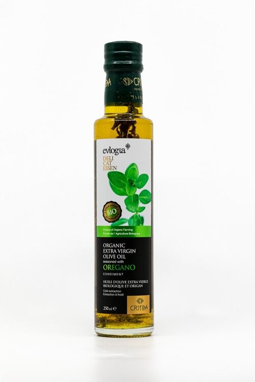 PROMO -10% - Huile d'olive Bio infusée ORIGAN