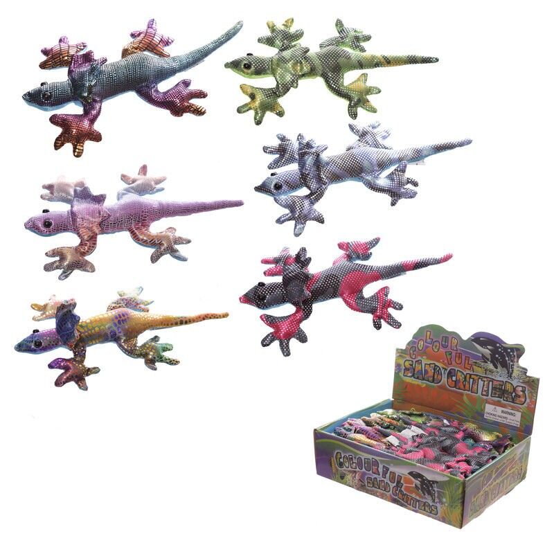 Lucertola con collo a volant Piccolo animale di sabbia