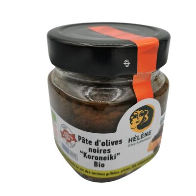 Organic black olive paste 170g