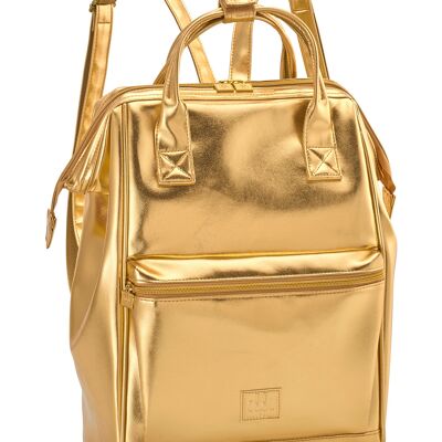 City backpack, gold