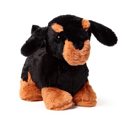 Arrêt de porte en peluche pour chien saucisse