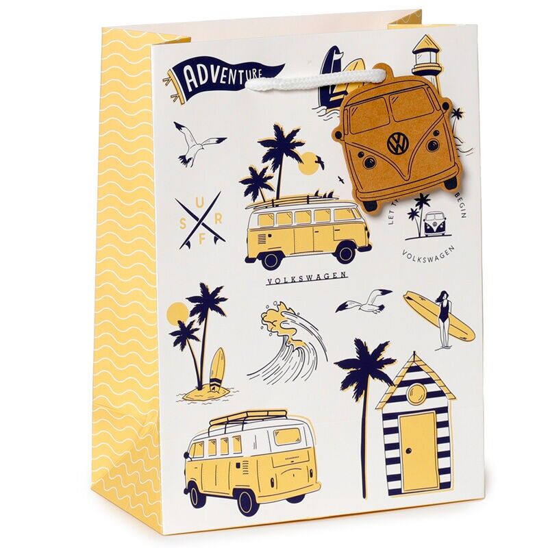 Volkswagen VW T1 Camper Bus Esplora di più Borsa regalo media