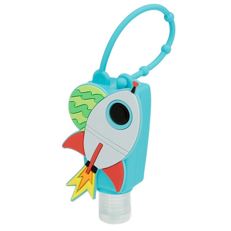 Gel-Handdesinfektionsmittel Space Cadet Rocket Silikonhülle