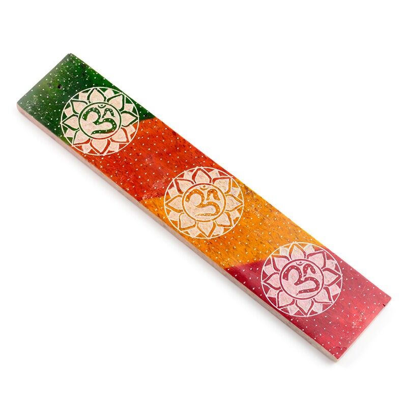 Bruciatore di incenso Om Ashcatcher in pietra ollare intagliata