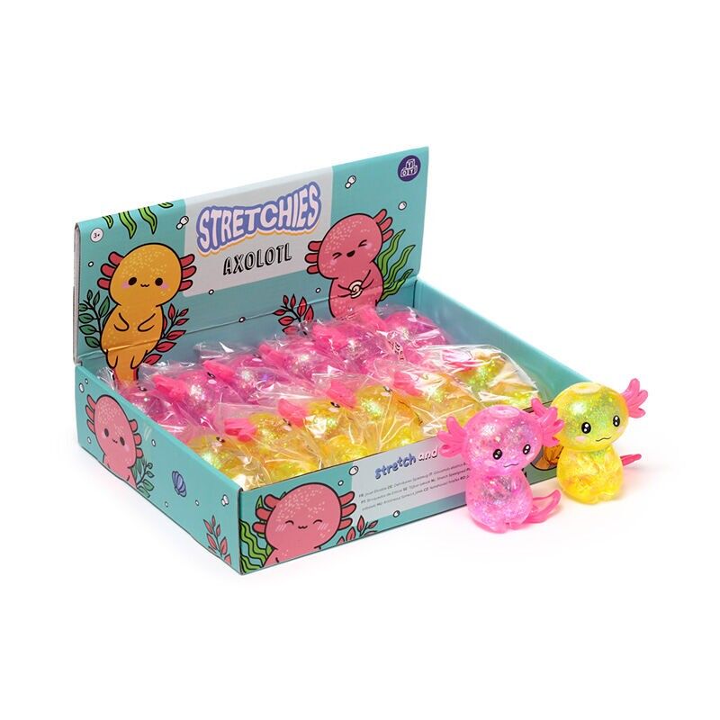 Achat Jouet anti-stress Axolotl à paillettes compressibles en gros