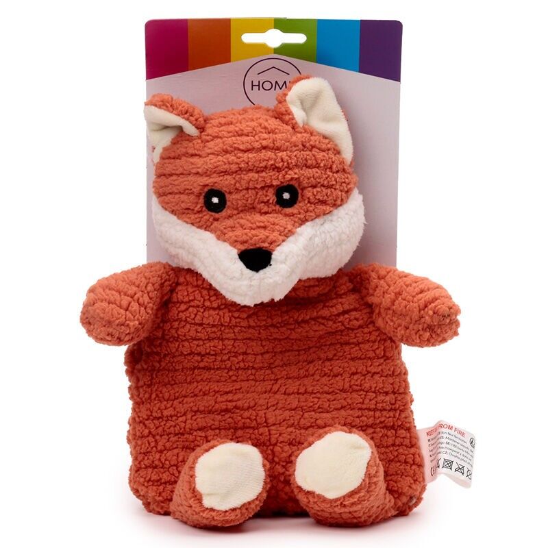 Pacchetto termico Fox in peluche lavabile al microonde