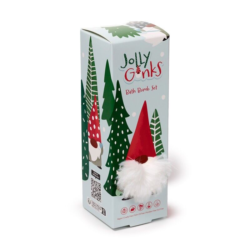 Set di 3 bombe da bagno natalizie Gonk