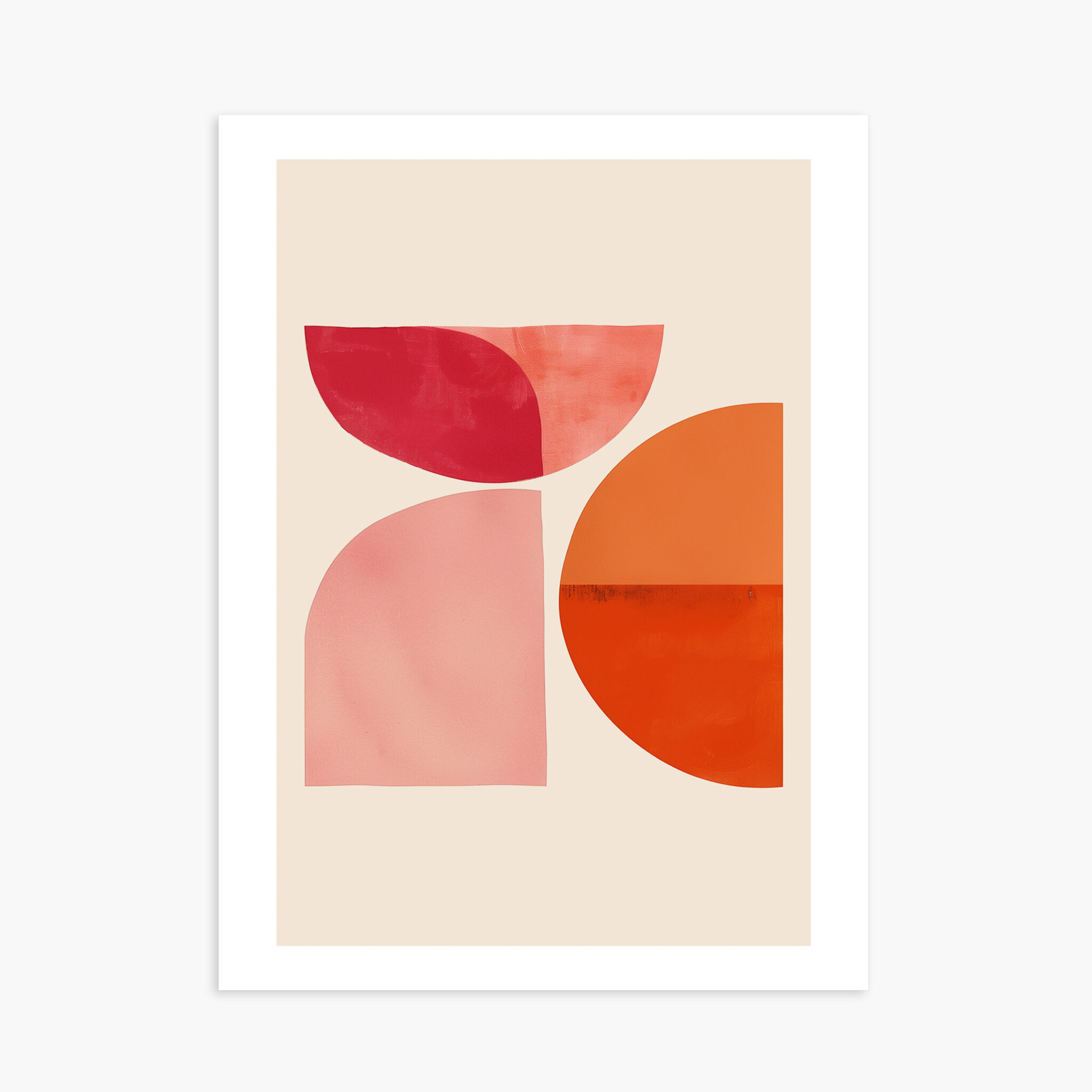 POSTER 30X40 CM - Rosa Formen