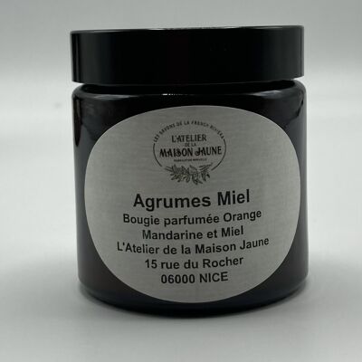 Bougie parfumee 125 agrumes et miel