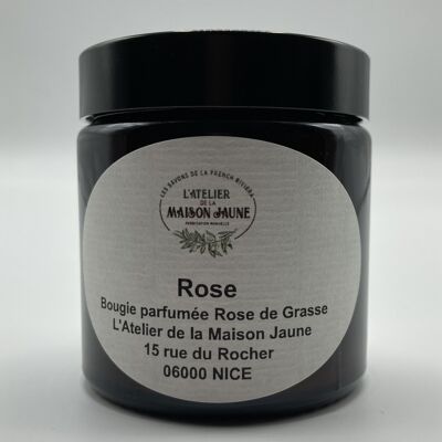 Bougie parfumee 125 rose