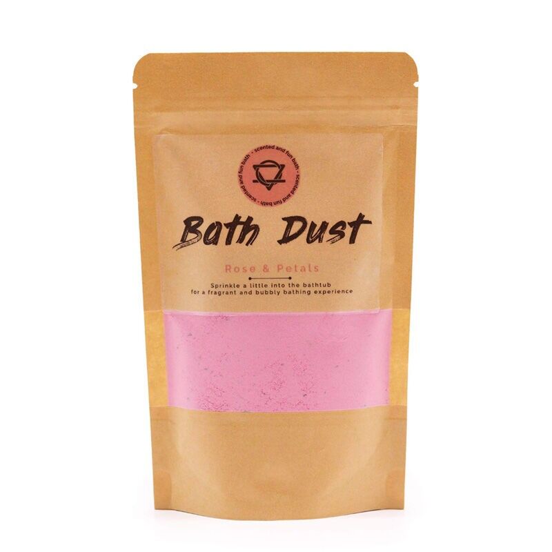 Rose Bath Dust/Bath Salt with Rose Petals
