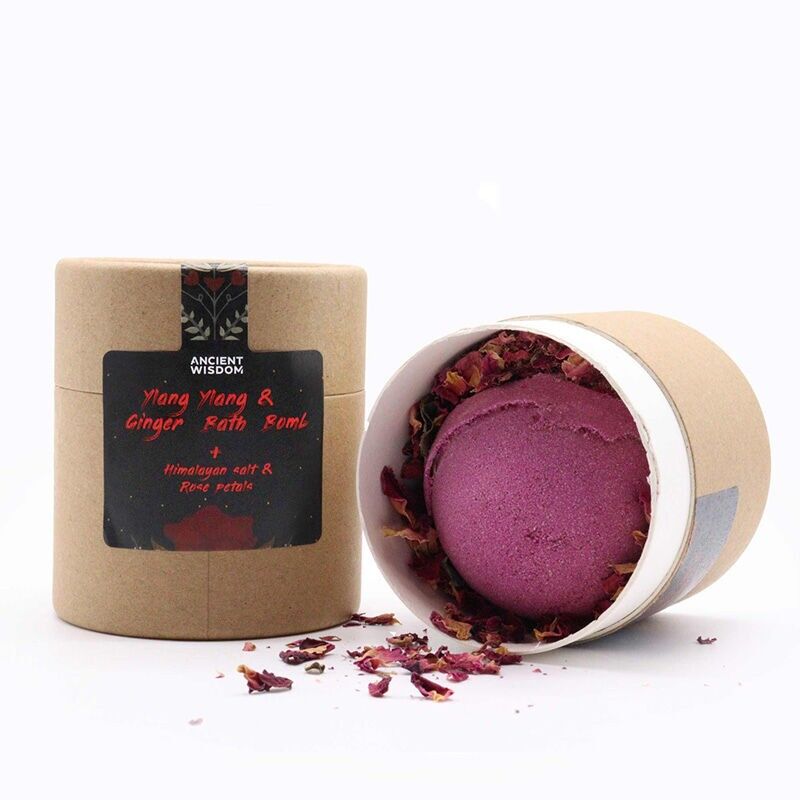 Ylang Ylang & Ginger Himalayan Salt Botanicals Bath Bomb Gift Set