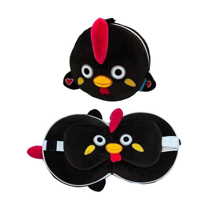 Relaxeazzz Galo De Barcelos Travel Pillow & Eye Mask