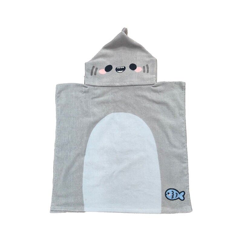 Asciugamano con cappuccio per bambini Archie the Shark Adoramals