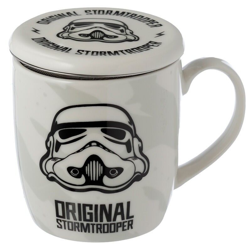 Il set di tazze con infusore Stormtrooper originale con coperchio