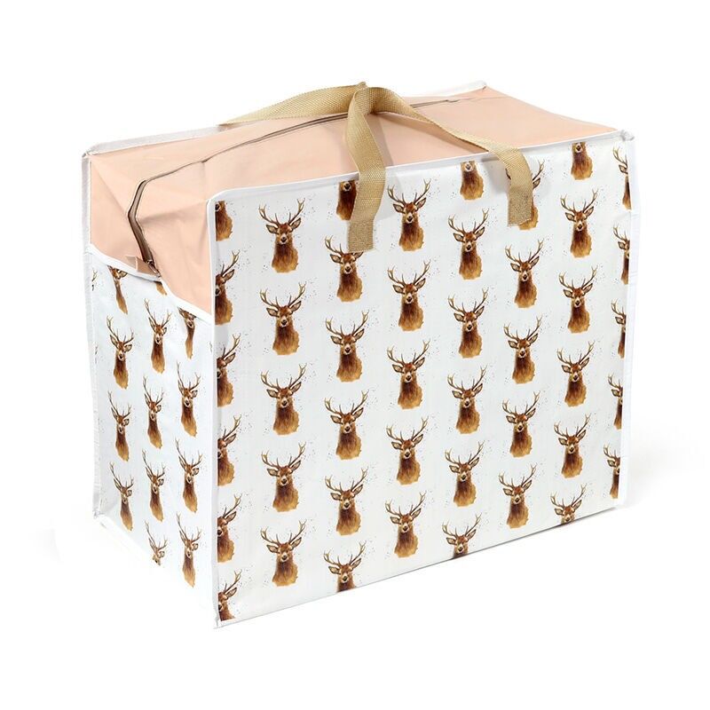 Jan Pashley Stag Zip Up Laundry Storage Bag