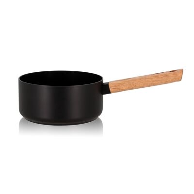 Casserole ector
induction en aluminium
et manche en bois 18 cm