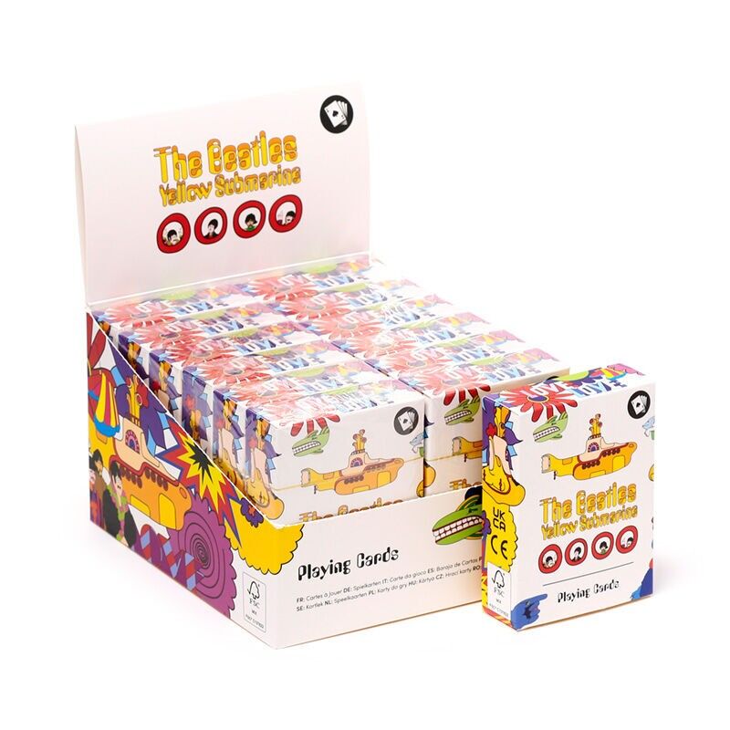 Mazzo di carte da gioco standard The Beatles Yellow Submarine