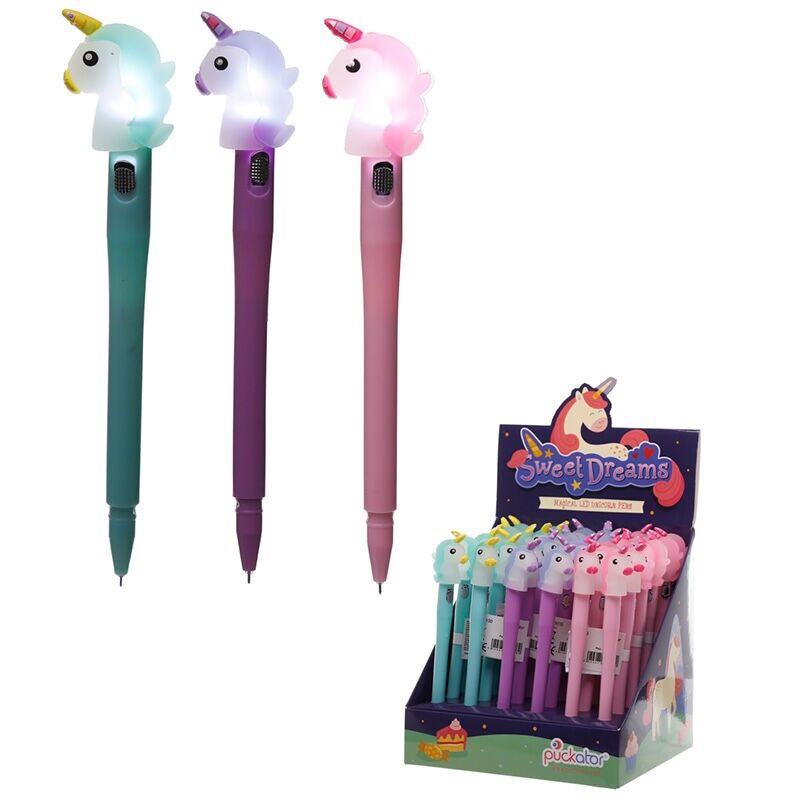Sweet Dreams LED-Einhorn-Stift mit feiner Spitze