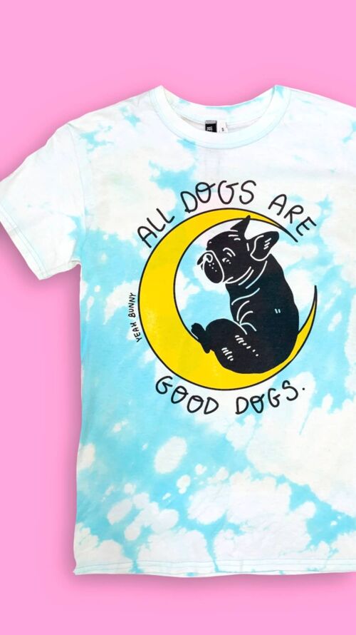 All Dogs Are Good Dogs - Tie Dye - Tshirt